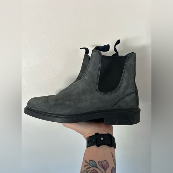 Blundstone Rustic Black Chelsea Boots M9 W11 - Picture 3 of 6